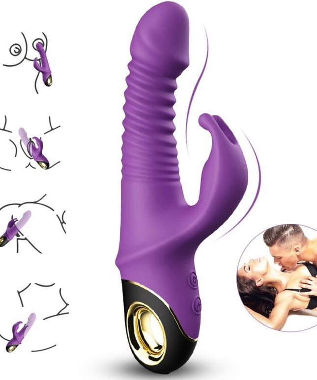 ARMONY - VIBRATORE ZING DILDO CONIGLIO VIOLA