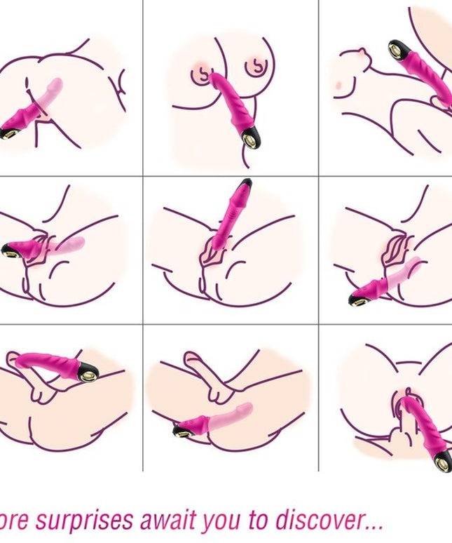 ARMONY - JOYBLADE DILDO VIBRATORE ROTATORE FUCSIA