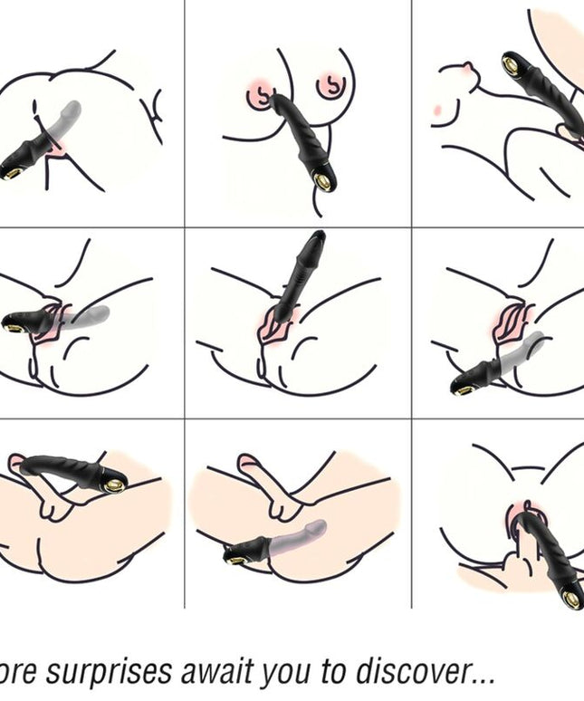 ARMONY - ROTATORE VIBRATORE DILDO JOYBLADE NERO