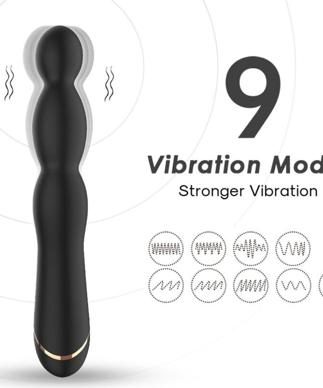 ARMONY - VIBRATORE BAMBU REGOLABILE NERO
