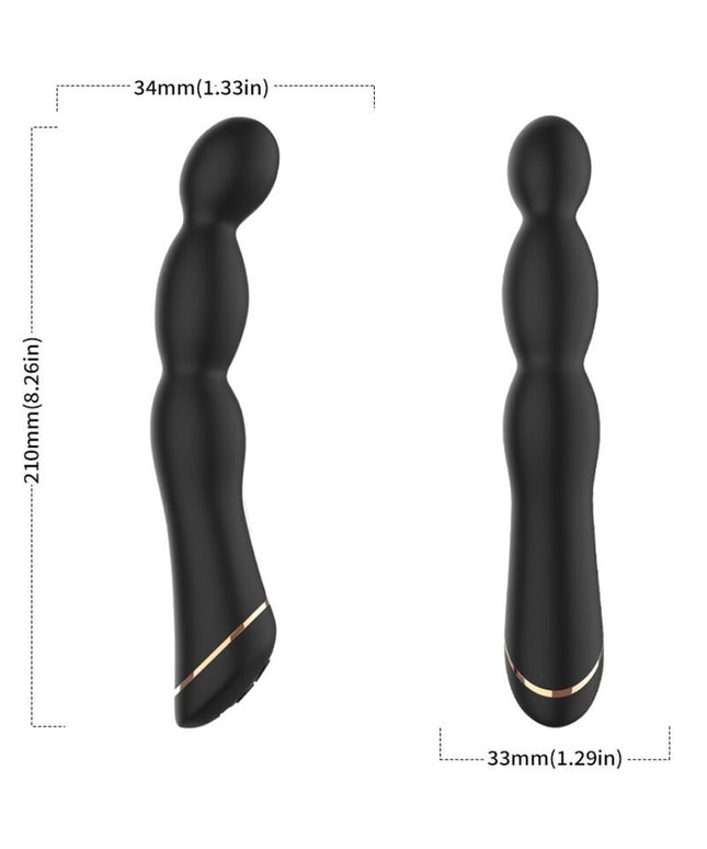 ARMONY - VIBRATORE BAMBU REGOLABILE NERO