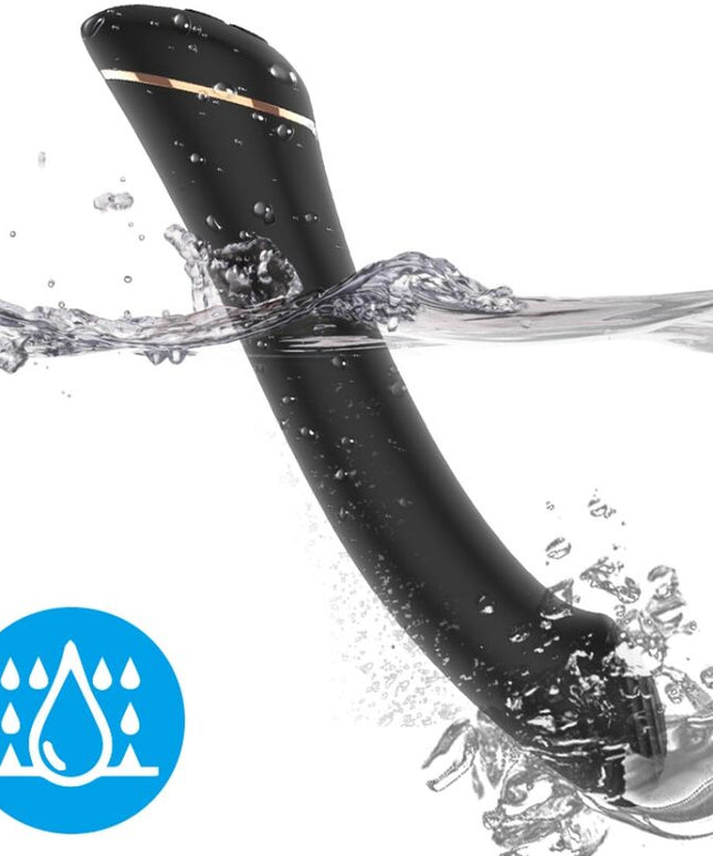 ARMONY - VIBRATORE FALT TESTA IN SILICONE NERO