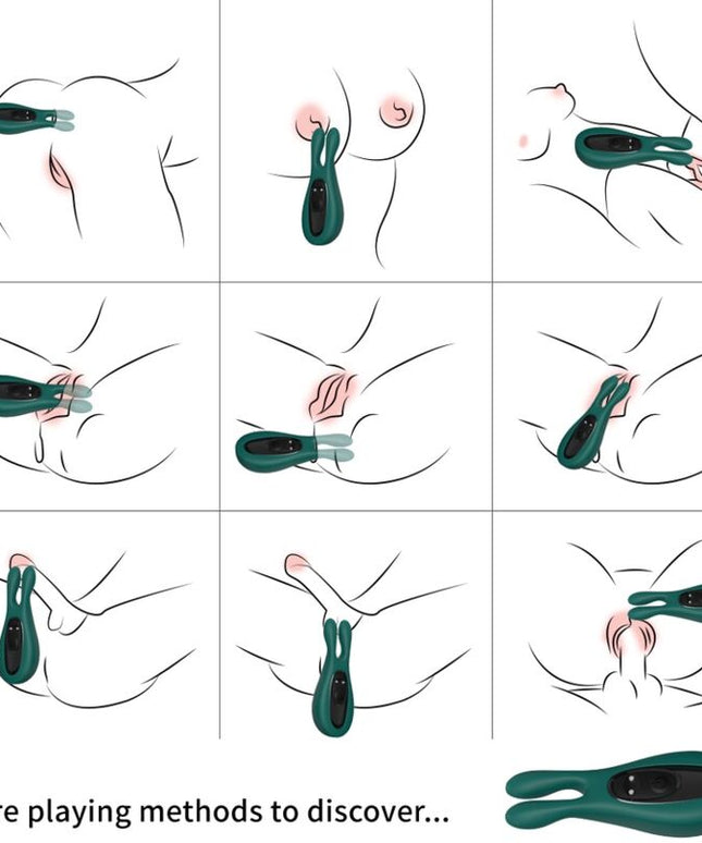 ARMONY - STIMOLATORE E VIBRATORE CONIGLIO VERDE