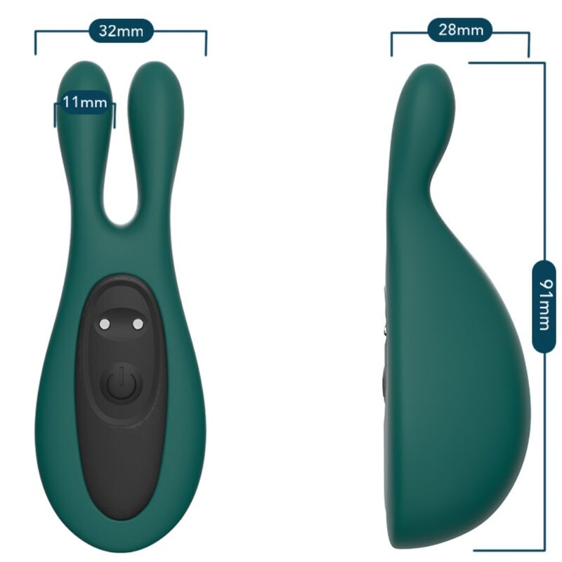 ARMONY - STIMOLATORE E VIBRATORE CONIGLIO VERDE