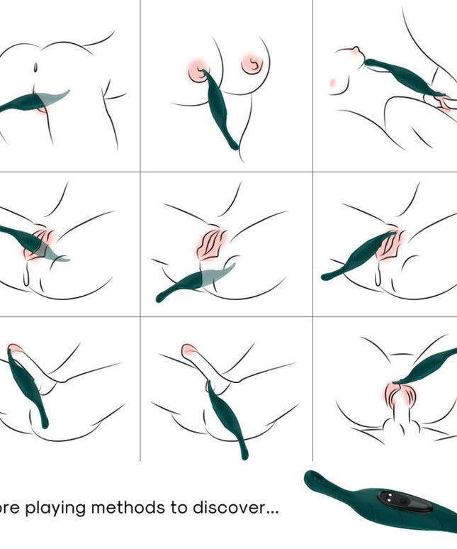 ARMONY - STIMOLATORE E VIBRATORE VERDE FOGLIA