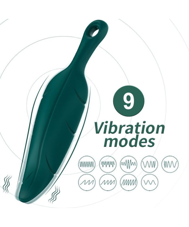 ARMONY - STIMOLATORE E VIBRATORE VERDE FOGLIA