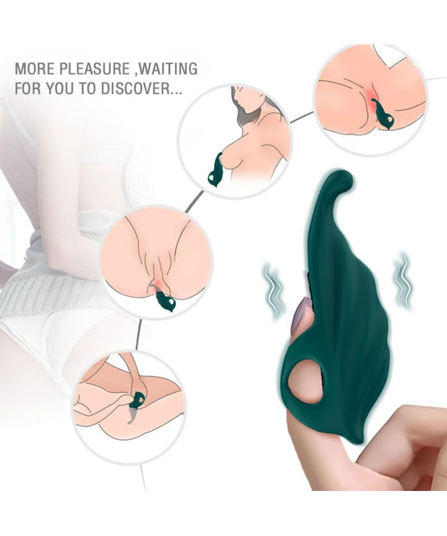 ARMONY - STIMOLATORE E VIBRATORE PER DITA VERDE