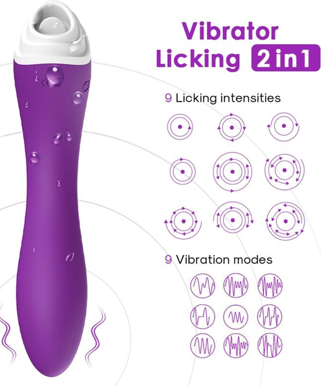 ARMONY - FAIRYLAND LECCATA CLIT VIBRANTE E VIBRATORE VIOLA