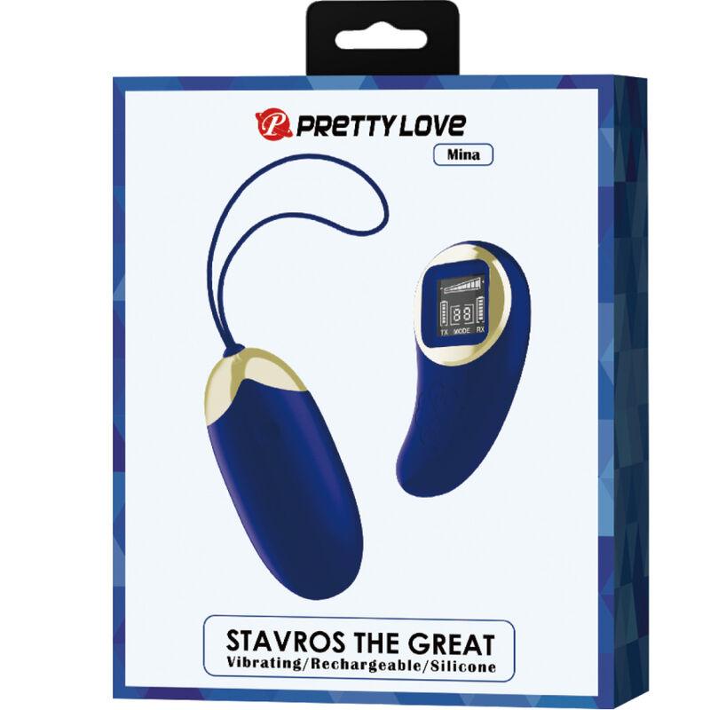 pretty love telecomando uovo vibrante mina blu