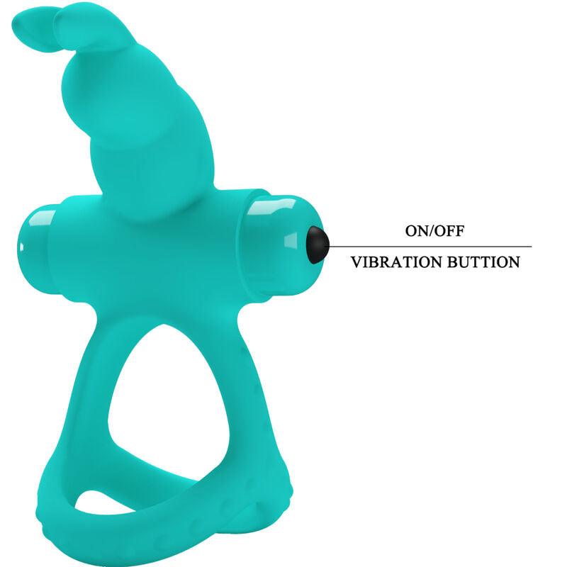 pretty love anello vibratore coniglio verde figgy