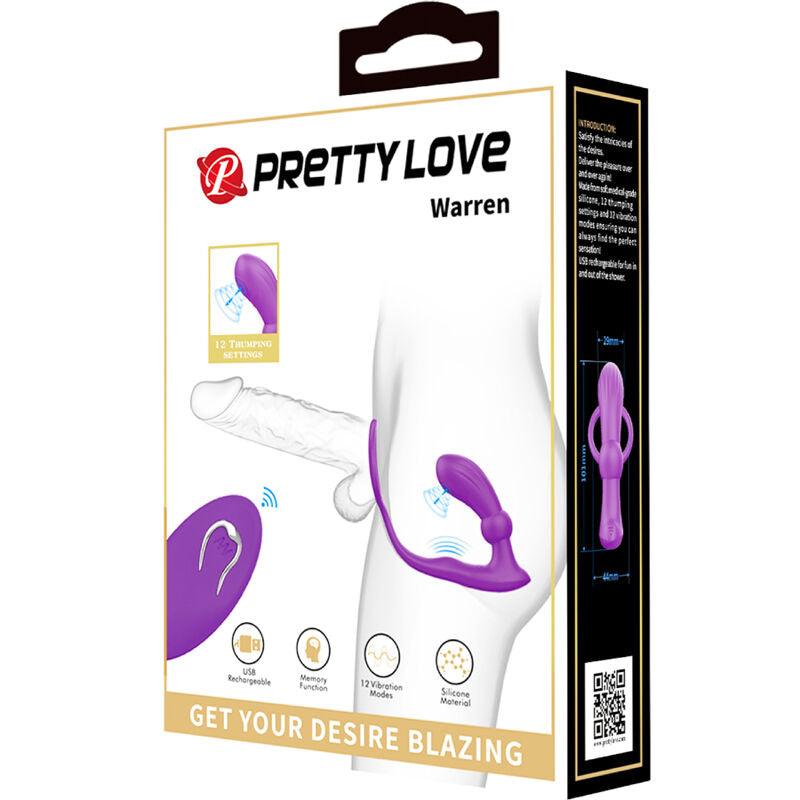 pretty love anello anale e vibratore warren viola