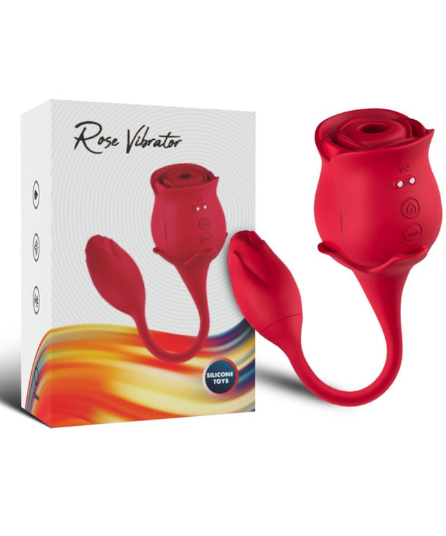 ARMONY - LECCATURA VIBRANTE DEL CLITORIDE ROSA E VIBRATORE ROSSO