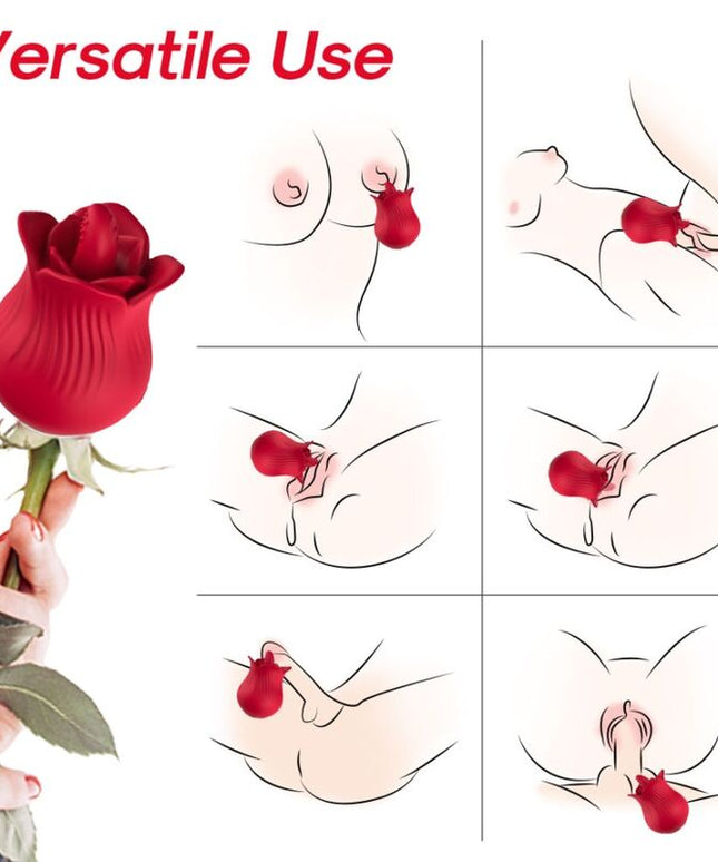 ARMONY - VIBRATORE E STIMOLATORE ROSA ROSSO