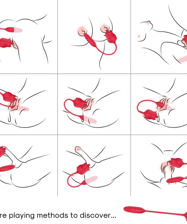 ARMONY - STIMOLATORE E VIBRATORE ROSA COLA ROSSO