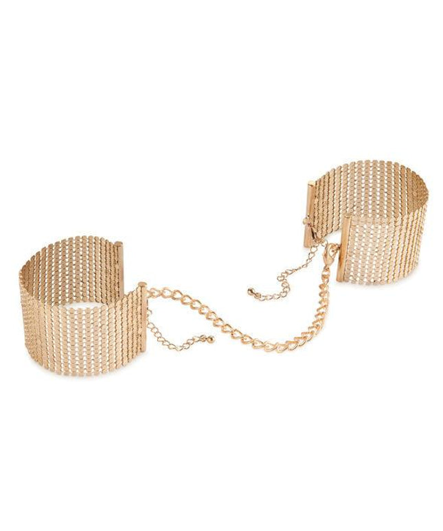 BIJOUX - DÉSIR MÉTALLIQUE MANETTE IN RETE DI METALLO DORATO - Only Vibes
