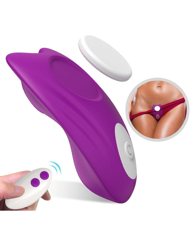 ARMONY - MUTANDINA INDOSSABILE CON VIBRATORE TELECOMANDO VIOLA