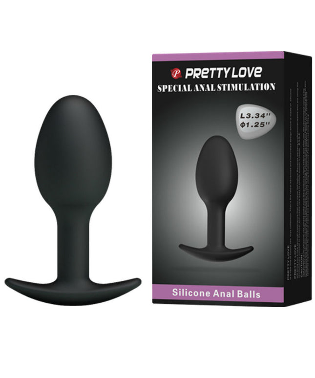 PRETTY LOVE - PLUG ANALE IN SILICONE 6.5 CM NERO