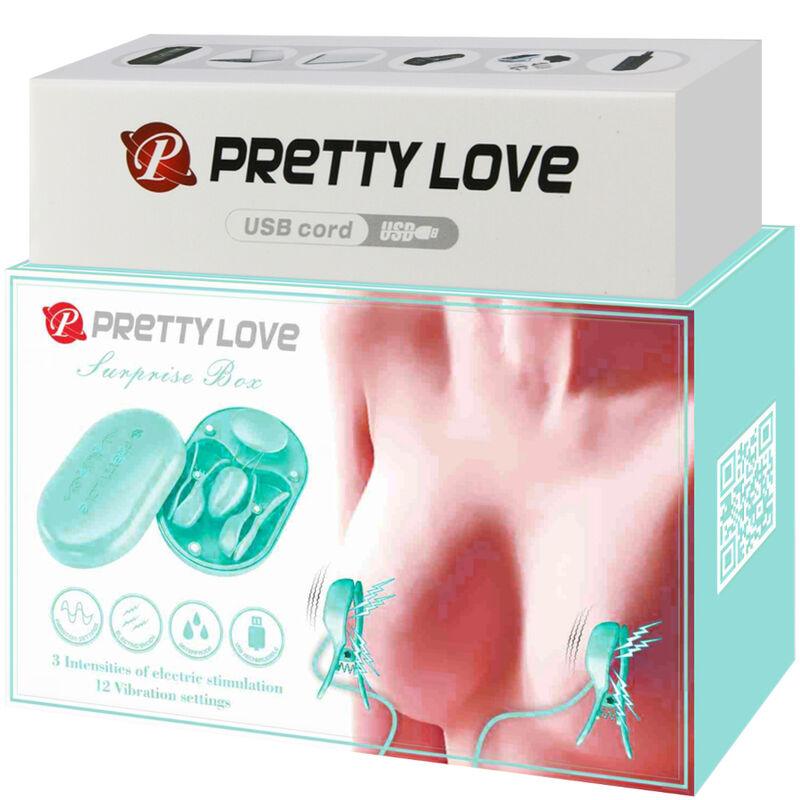 pretty love scatola a sorpresa pinzette per elettrostimolazione blu