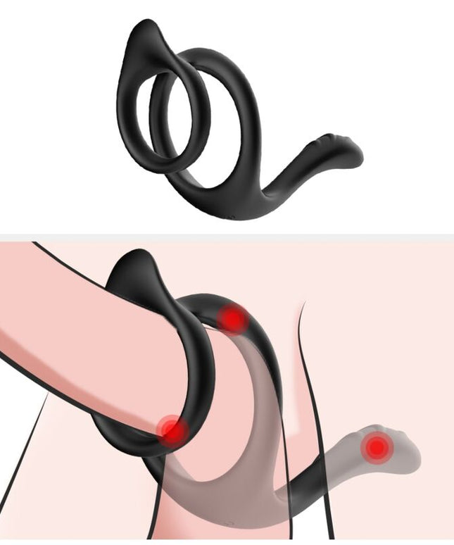 ARMONY - ANELLO ANALE DOPPIO CODA NERO