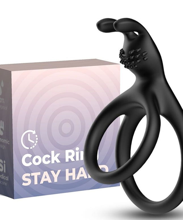 ARMONY - ANELLO TENSY DOUBLE CONIGLIO NERO