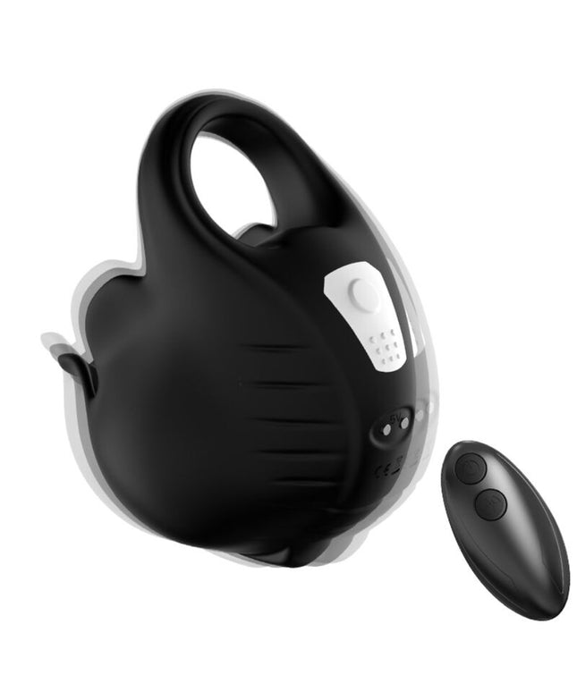 ARMONY - ANELLO VIBRATORE PER COPPE TELECOMANDO NERO
