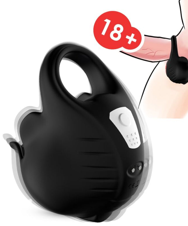 ARMONY - ANELLO VIBRATORE PER COPPE TELECOMANDO NERO