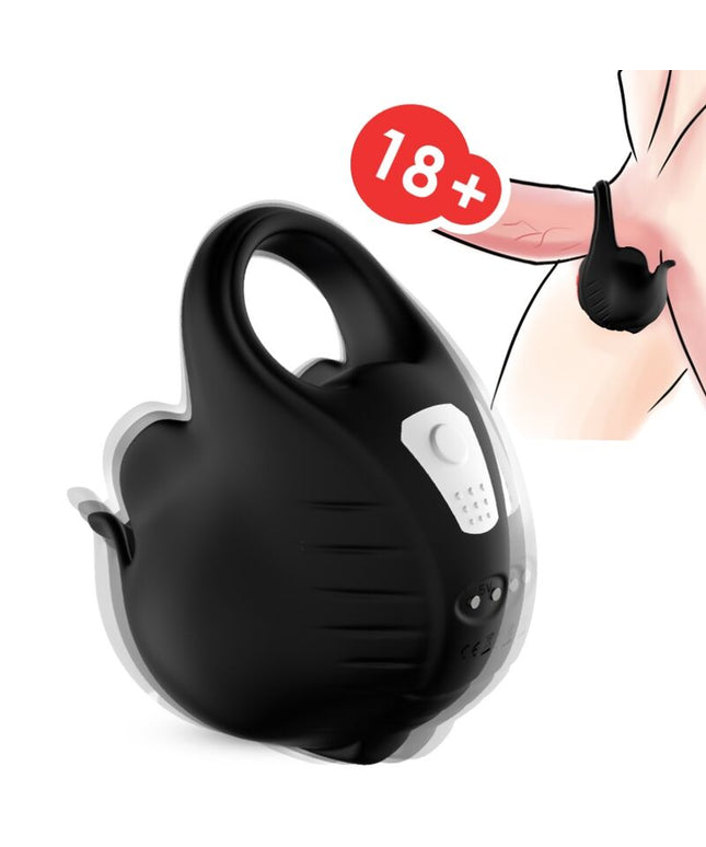 ARMONY - ANELLO VIBRATORE A COPPE NERO
