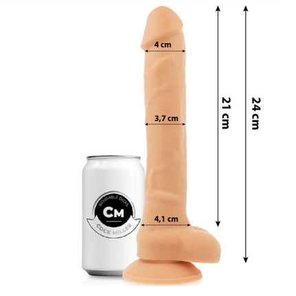COCK MILLER - COCKSIL ARTICOLABILE DENSIT IN SILICONE 24 CM