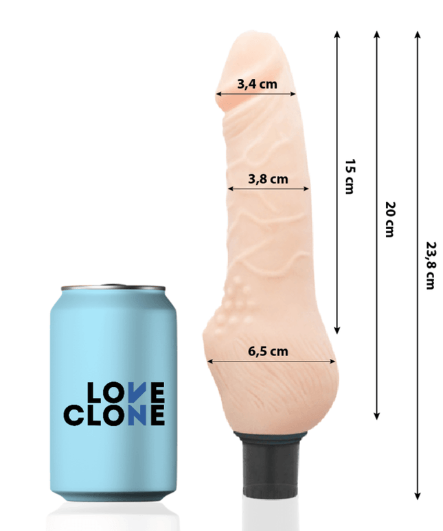 loveclone daven autolubrificazione realistica 23 8 cm o 3 8 cm