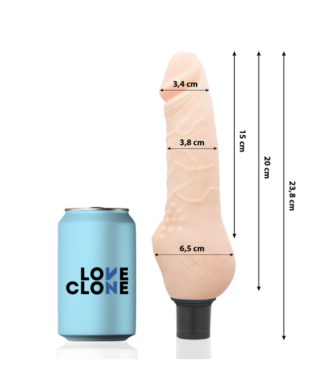 LOVECLONE - DAVEN AUTOLUBRIFICAZIONE REALISTICA 23.8 CM -O- 3.8 CM