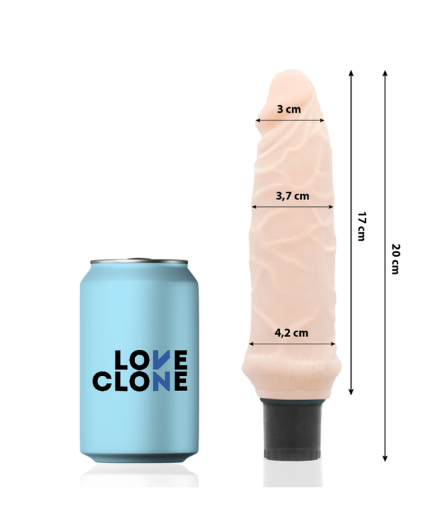 loveclone ivar vibratore autolubrificante 20 cm o 3 7 cm