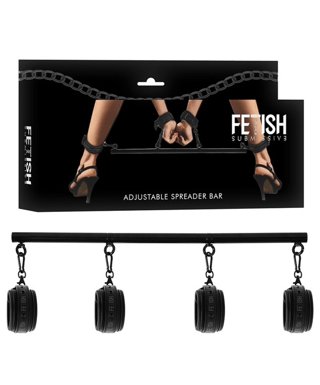 bondage sottomesso fetish barra separatrice regolabile 4 pezzi