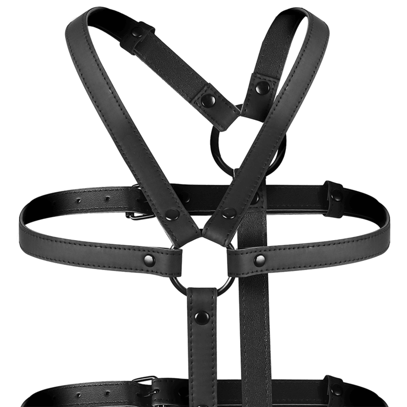 fetish submissive bondage imbracatura regolabile torso e braccia