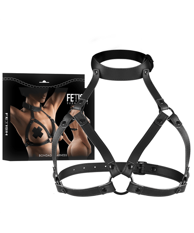 fetish submissive bondage imbracatura torace regolabile