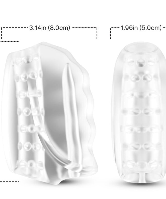 ARMONY - MASTURBATORE MAESTRO E VIBRATORE TRASPARENTE