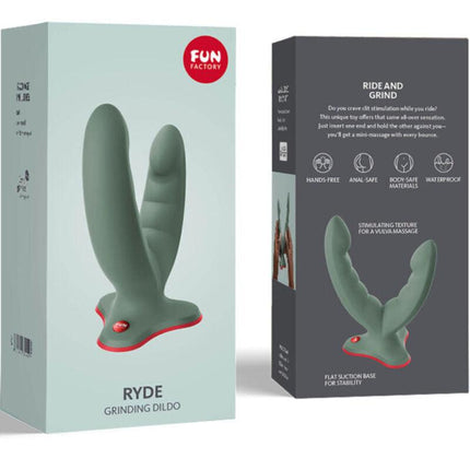 fun factory doppio dildo e massaggiatore ryde verde