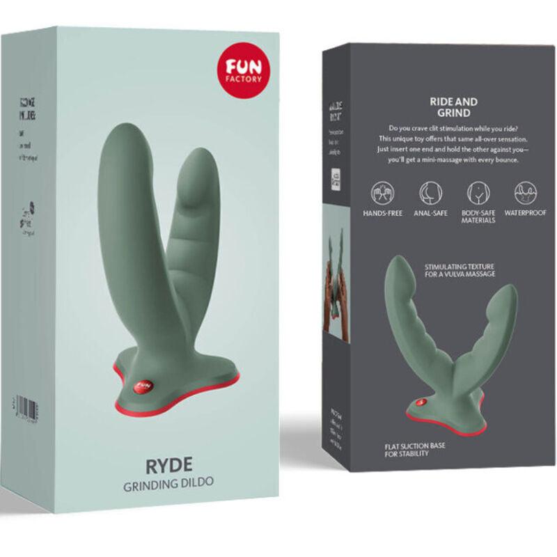 fun factory doppio dildo e massaggiatore ryde verde