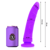 delta club toys dildo medico lilla in silicone 23 cm o 4 5 cm