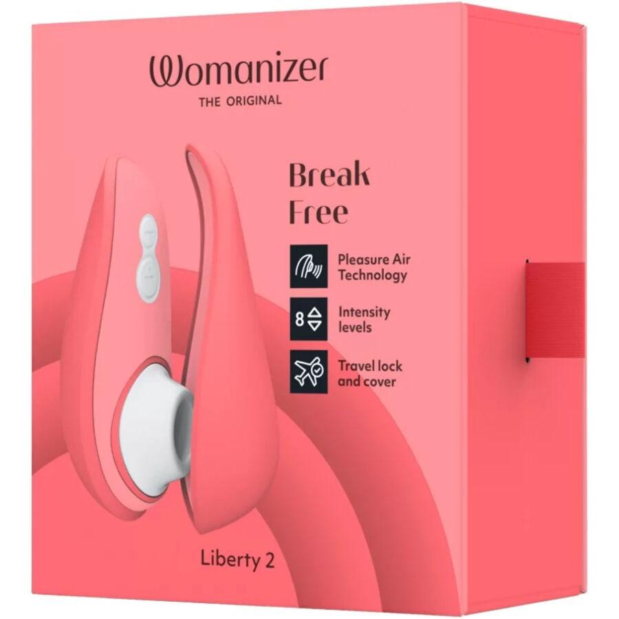 womanizer liberty 2 stimolatore clitoride ventosa verde chiaro