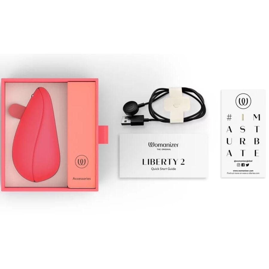 womanizer liberty 2 stimolatore clitoride ventosa verde chiaro