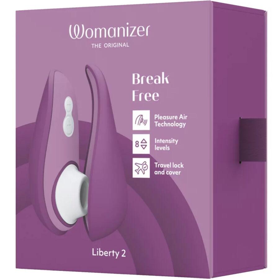 womanizer liberty 2 stimolatore clitoride ventosa verde chiaro