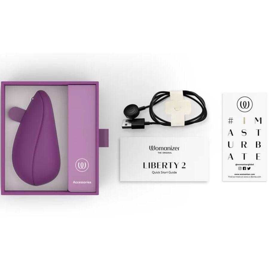 womanizer liberty 2 stimolatore clitoride ventosa verde chiaro