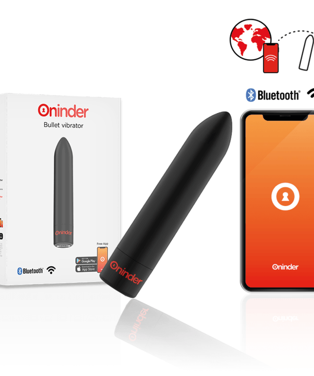 oninder berlin vibratore bullet nero 9 modalita 8 5 x 2 cm app gratuita