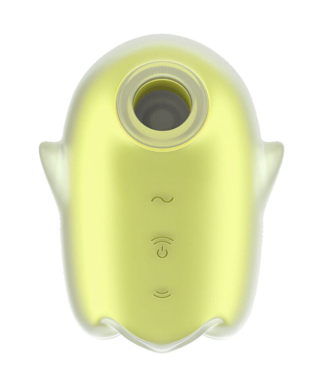 SATISFYER - GHOST AIR PULSE & VIBRATORE GIALLO