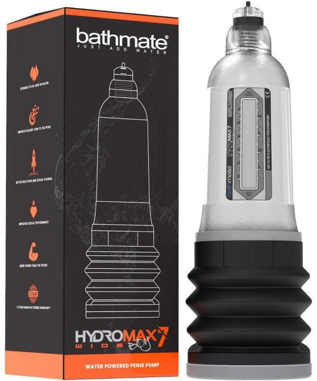 BATHMATE - HYDROMAX 7 WIDE BOY X30 TRASPARENTE - Only Vibes