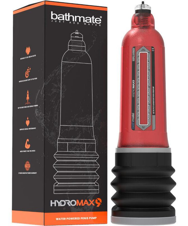 BATHMATE - HYDROMAX 9 POMPA PER LAUMENTO DEL PENE ROSSO - Only Vibes