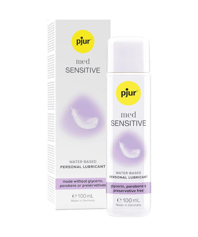 pjur med sensitive glide lubrificante a base acqua 100 ml