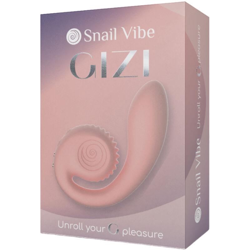 snail vibe gizi dual stimolatore rosa