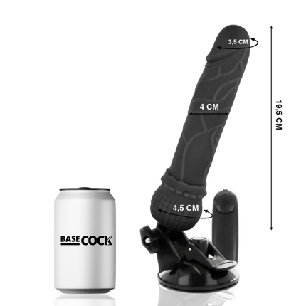 basecock vibratore telecomando naturale realistico 19 5 cm o 4 cm 1