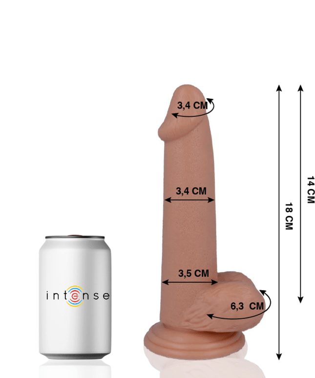 MR INTENSE - 10 REALISTIC PENIS 18 CM -O- 3.4 CM - Only Vibes